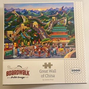 Boardwalk Great Wall of China 1000 Piece Puzzle James Poai Complete USA Made